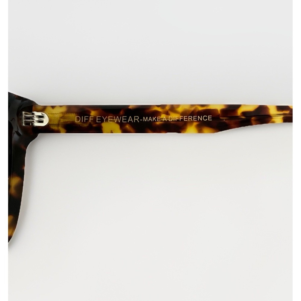 DIFF Carson Polarized Brown Tortoise Shell Square… - image 5